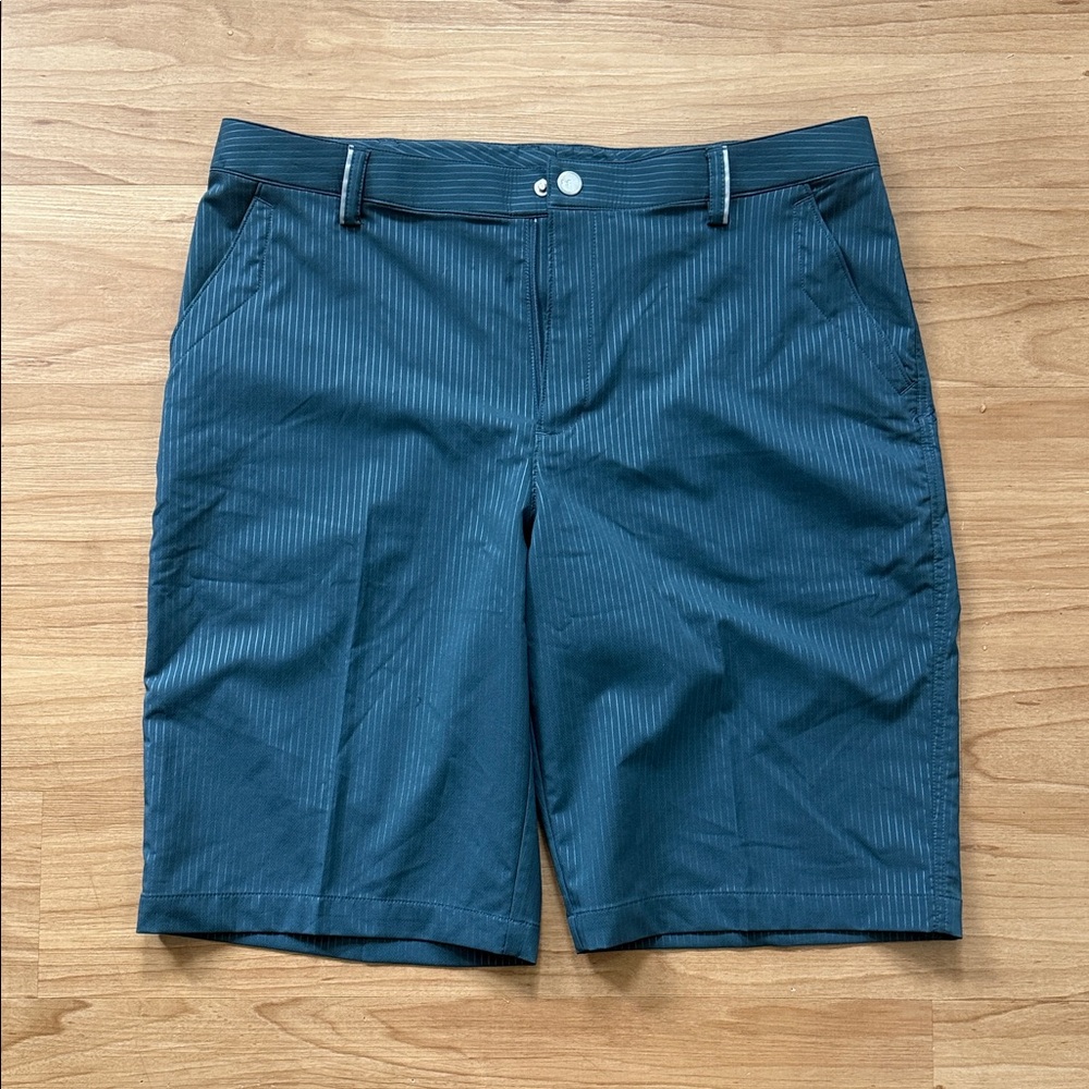 Under Armour Men's Blue Striped Golf Shorts New without tags Size 36